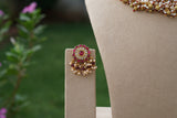 Kundan Necklace Set (4-9413)(A)