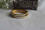 Kundan Stone Bangle (3-499)(B)
