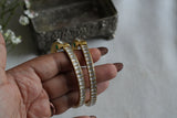 Kundan Stone Bangle (3-499)(B)