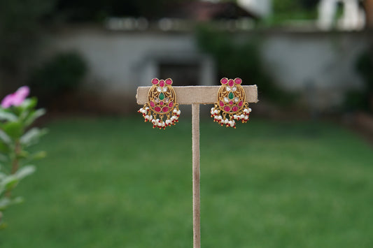 Kundan Earrings(1-5380)(A)