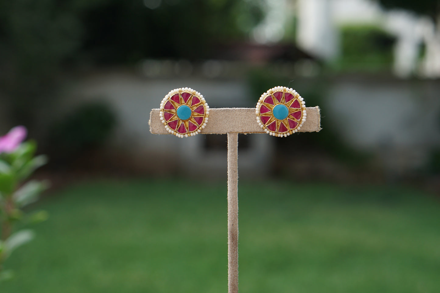 Kundan Studs(1-5381)(A)
