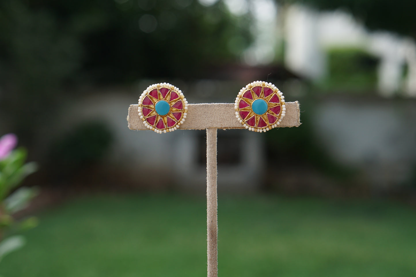 Kundan Studs(1-5381)(A)