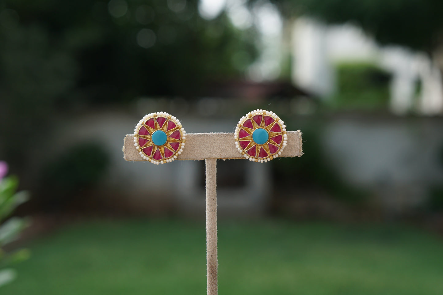 Kundan Studs(1-5381)(A)