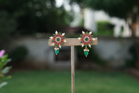 Kundan Studs(1-5382)(A)
