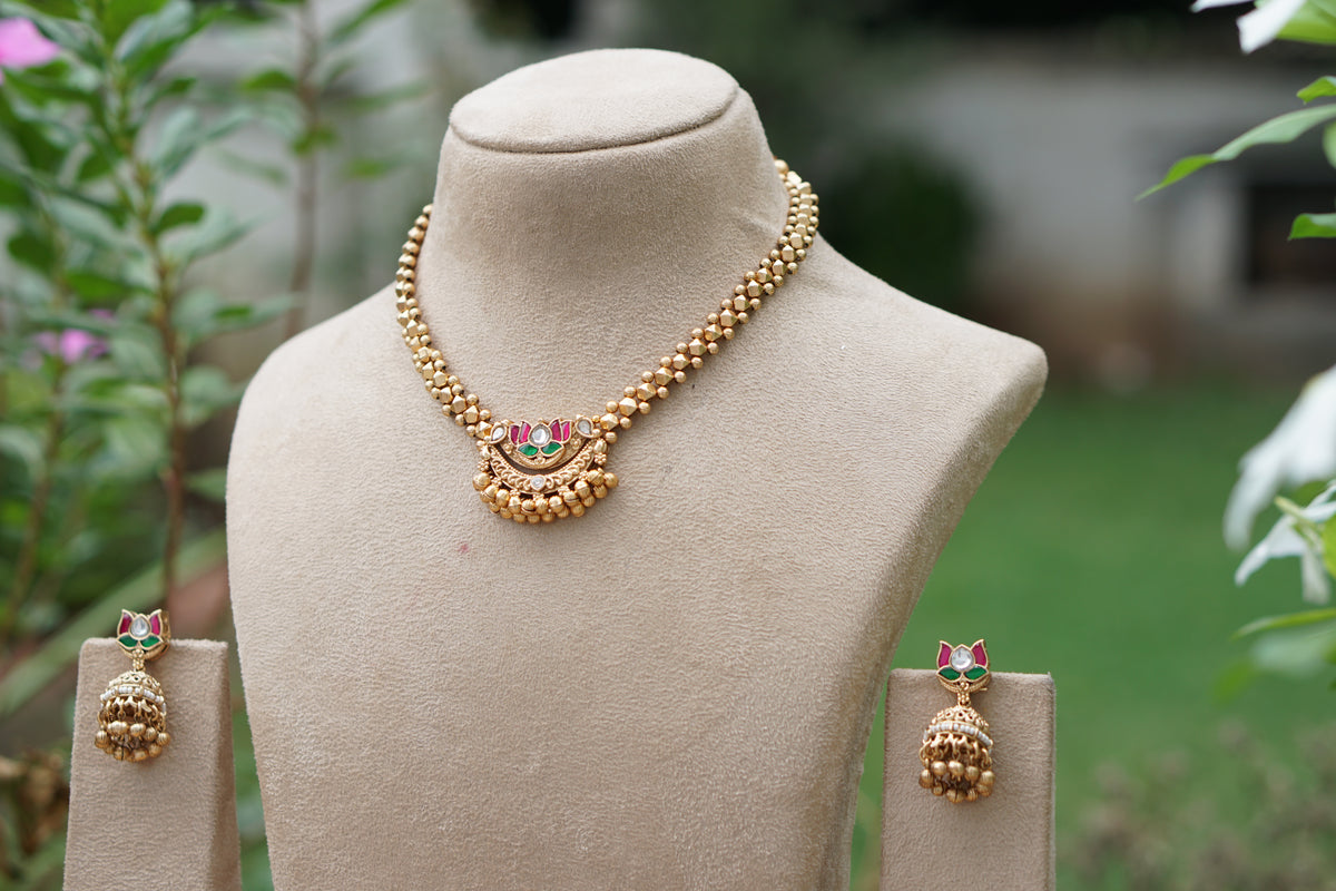 Antique Necklace Set (4-9716)(EX)