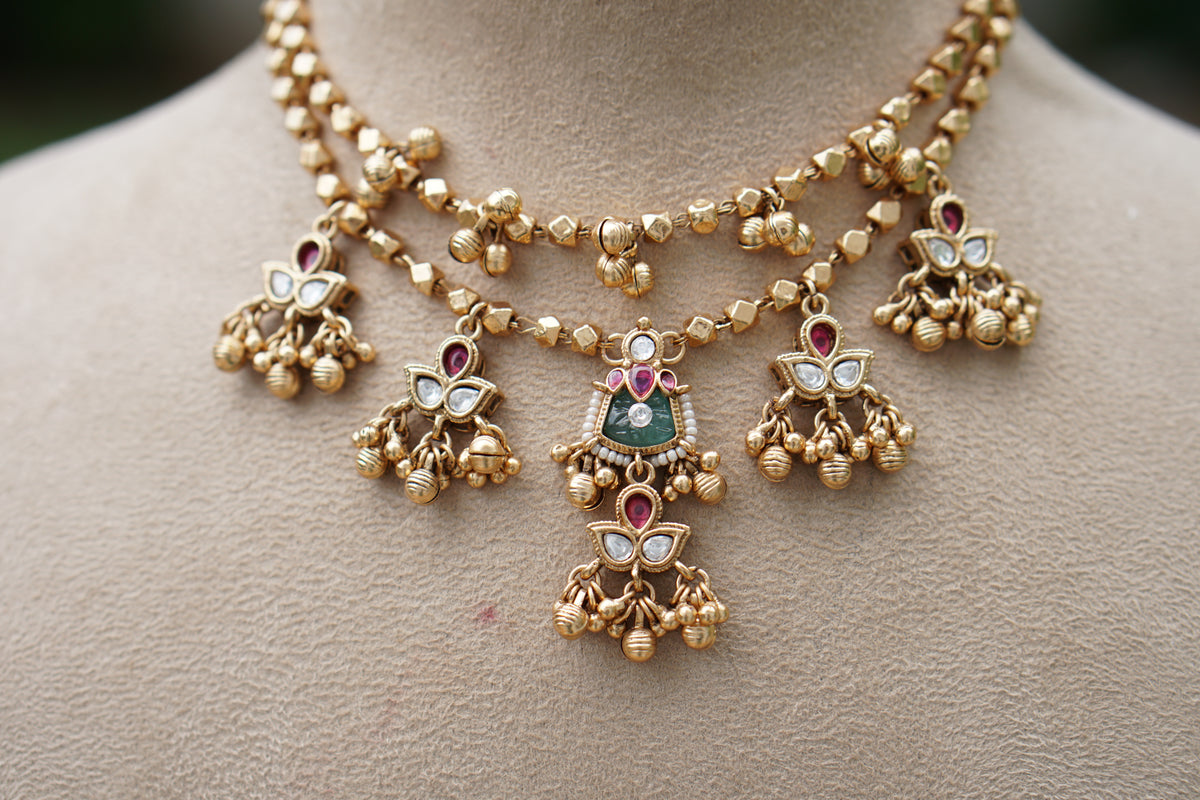 Antique Necklace Set (4-9715)(EX)