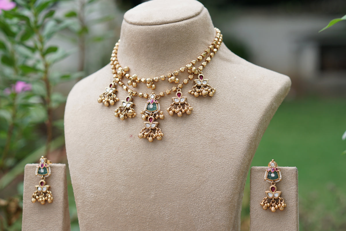 Antique Necklace Set (4-9715)(EX)