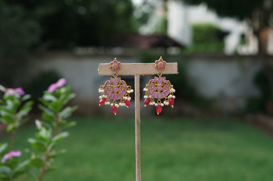 Kundan Earrings(1-5385)(A)