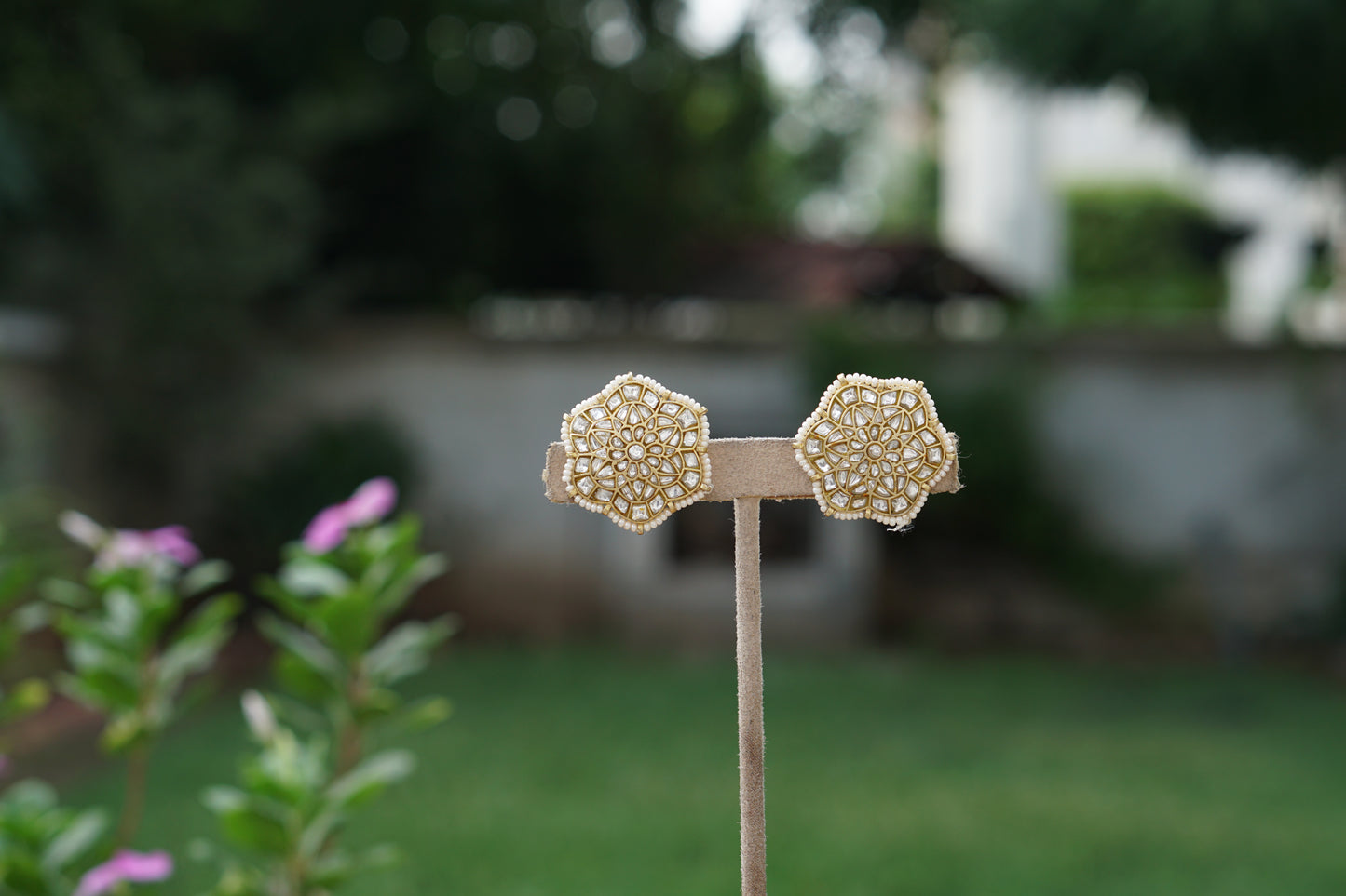 Kundan Studs(1-5386)(A)