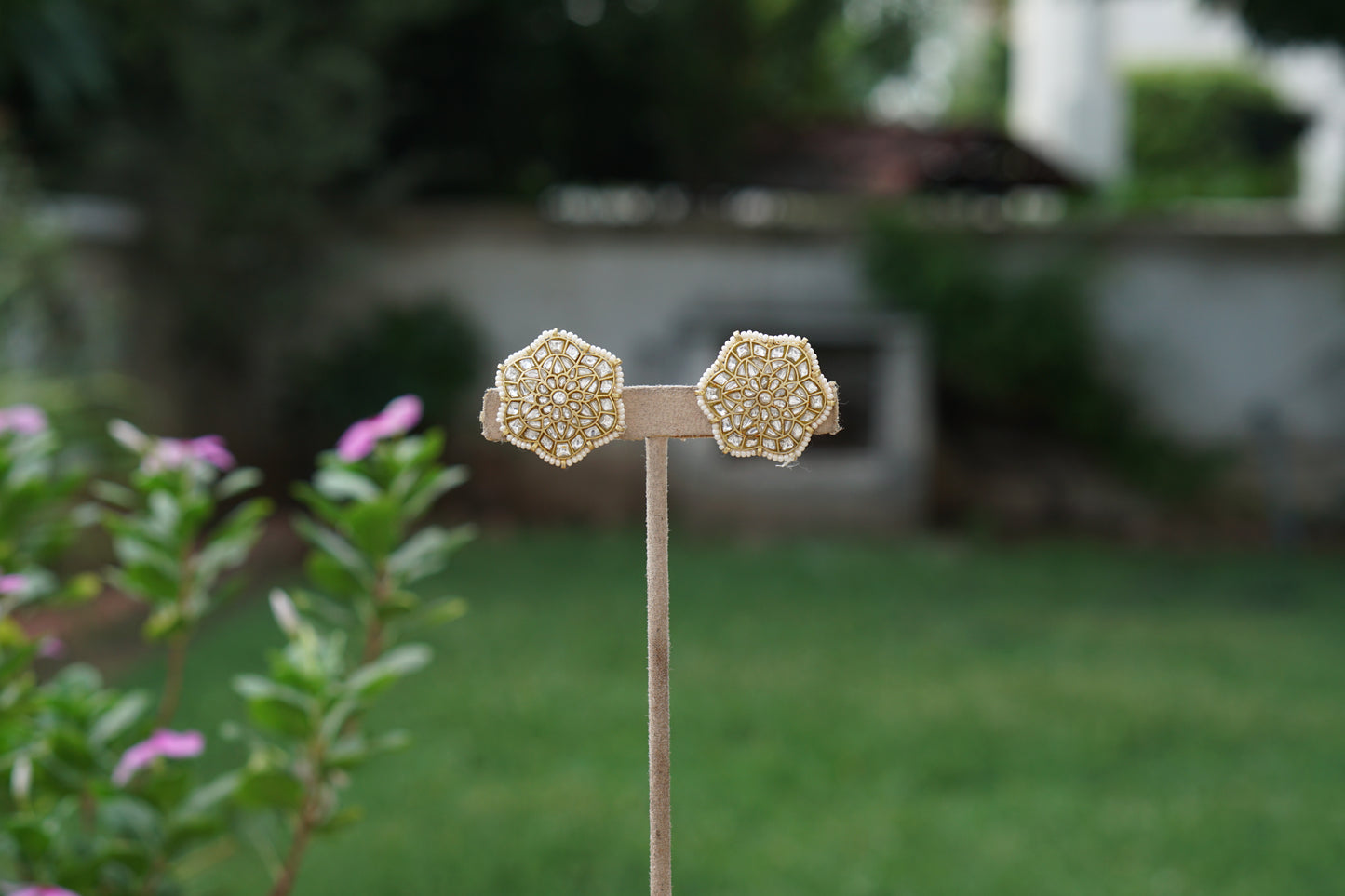 Kundan Studs(1-5386)(A)
