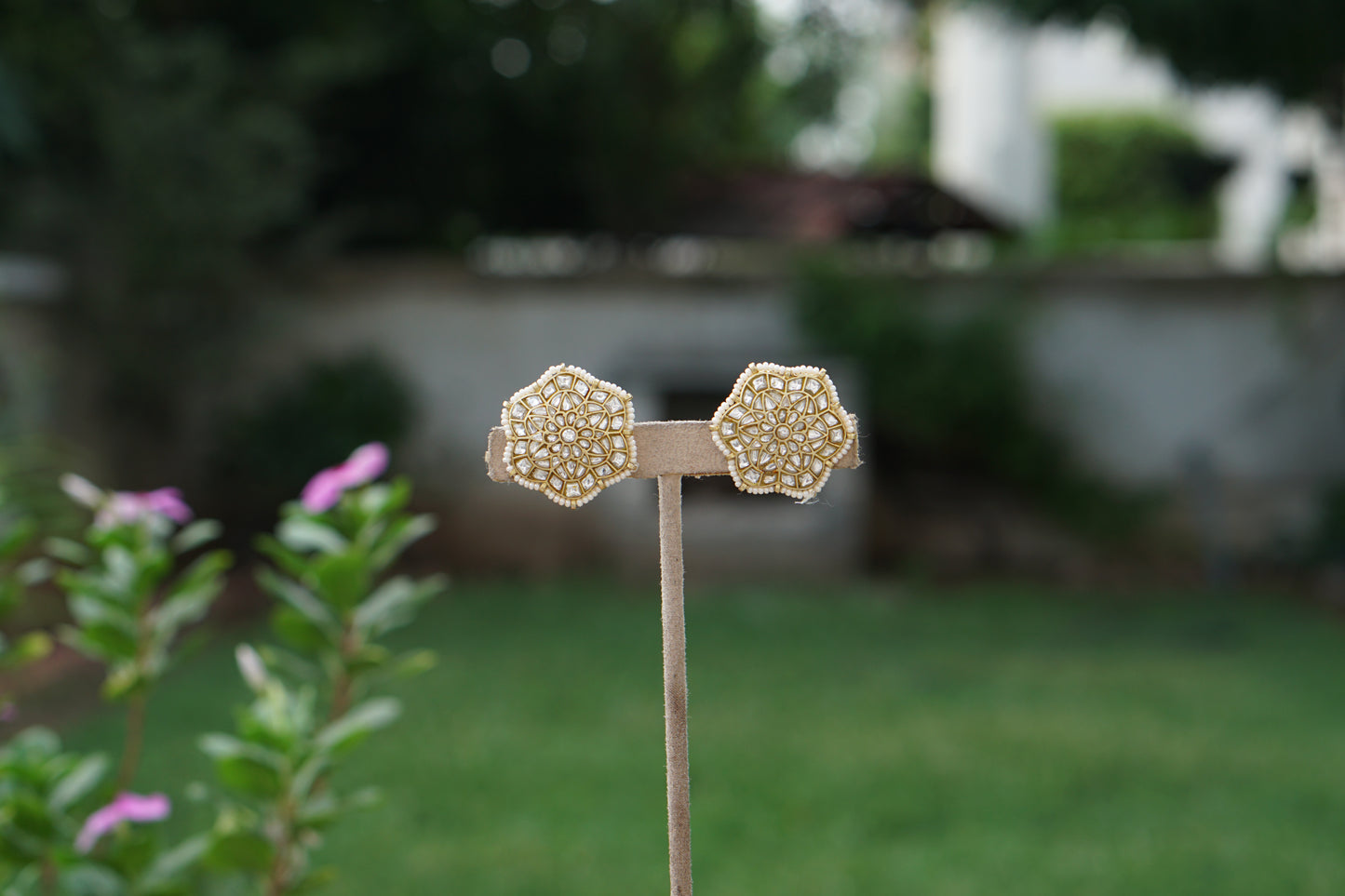 Kundan Studs(1-5386)(A)