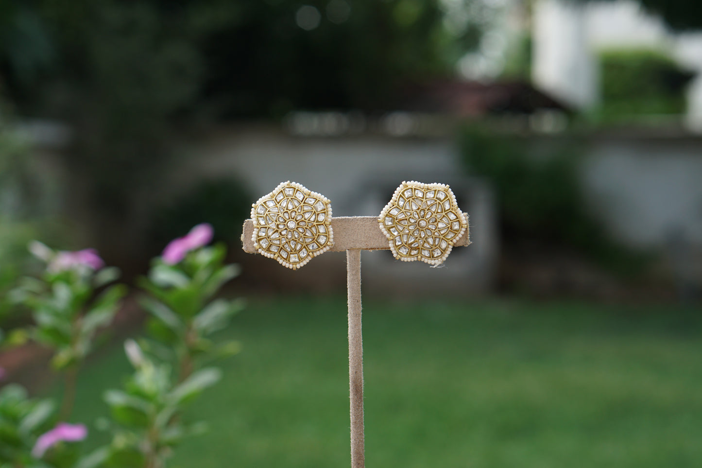 Kundan Studs(1-5386)(A)