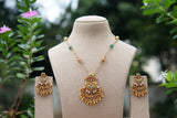 Antique Pendant Necklace Set (4-9719)(EX)
