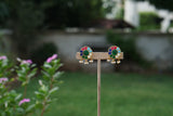 Multi stone Kundan Studs(1-5388)(A)