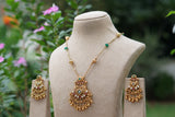 Antique Pendant Necklace Set (4-9719)(EX)