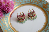 Kundan earring (1-3989)(K)(preorder)