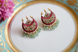 Kundan earring (1-3989)(K)(preorder)