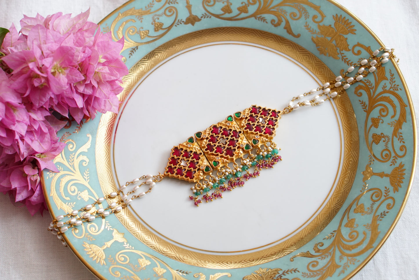 Kundan Choker (4-7673)(K)(MADE ON ORDER)