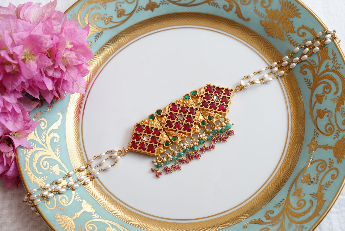 Kundan Choker (4-7673)(K)(MADE ON ORDER)