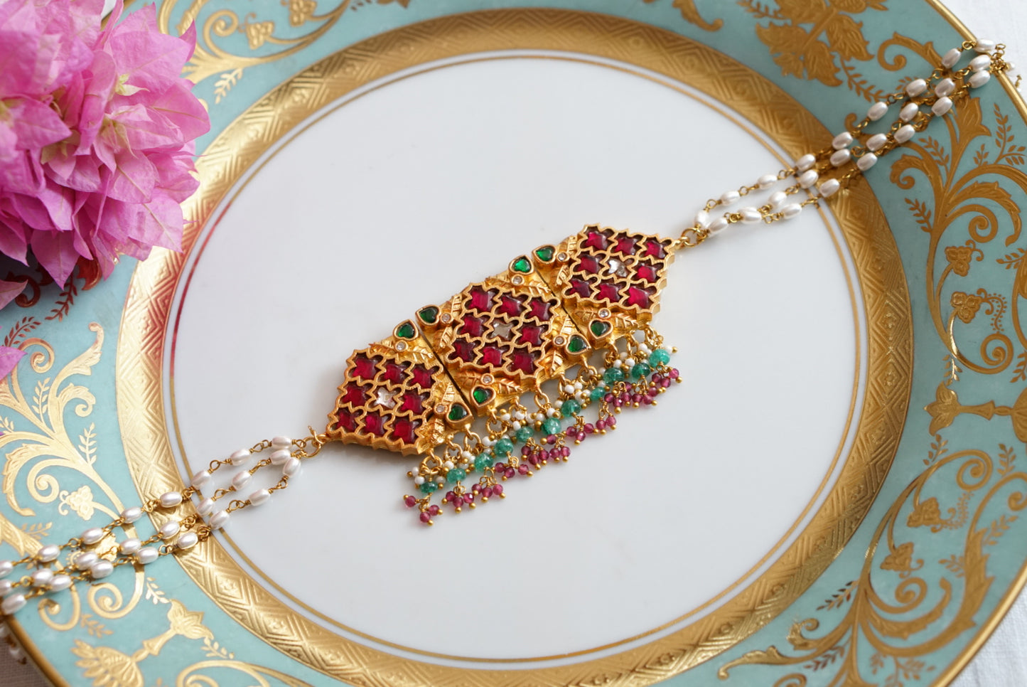 Kundan Choker (4-7673)(K)(MADE ON ORDER)