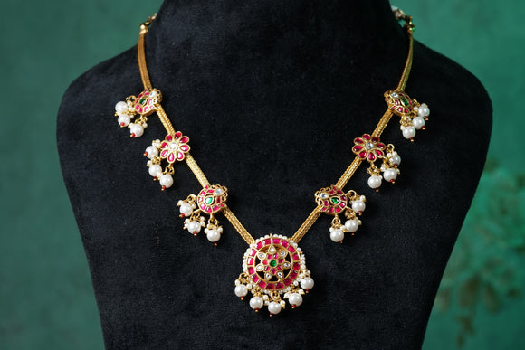Kundan necklace (4-8334)(U)