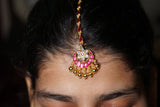 Small kundan Maangtikka (5-1792)(EX)