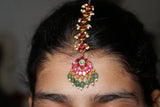 Small kundan Maangtikka (5-1794)(EX)