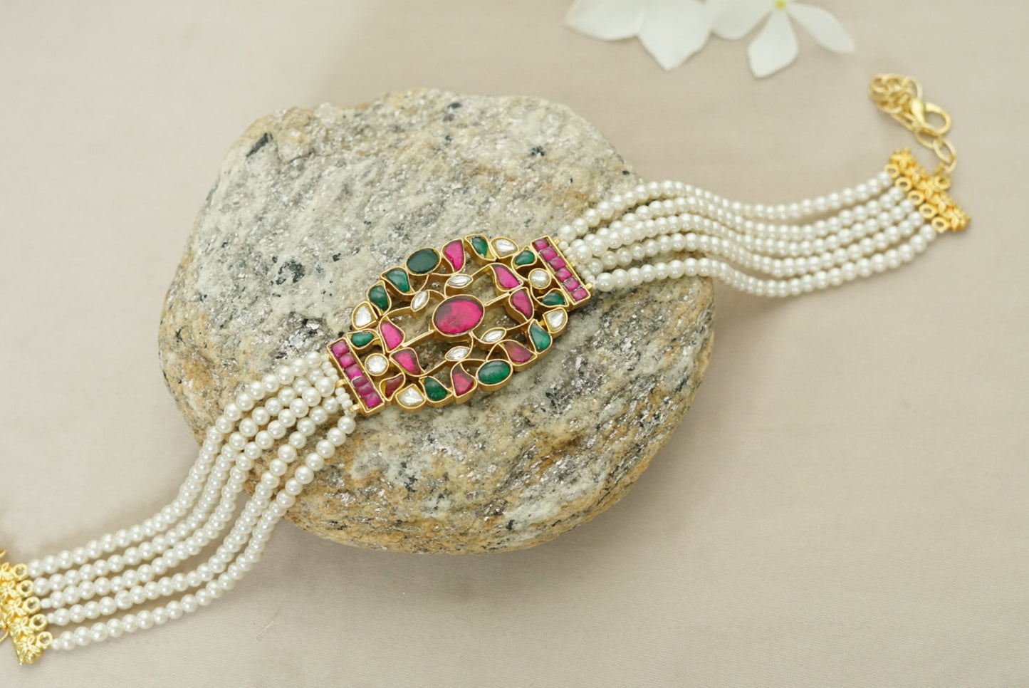 Kundan choker (4-5607)(R)(PREORDER) - JEWELSTYLE