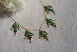Kundan Fish Necklace (4-9725)(R)