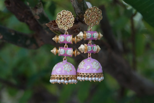 Meena work jhumki (1-3636)