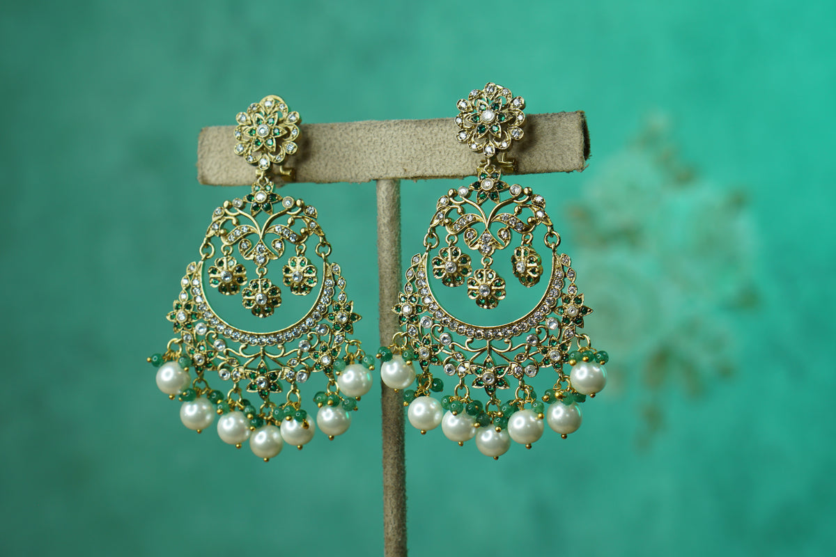 Polki Earrings (1-5614)(B)