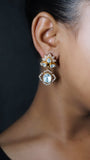 Small size Polki earring (1-3479)(B)
