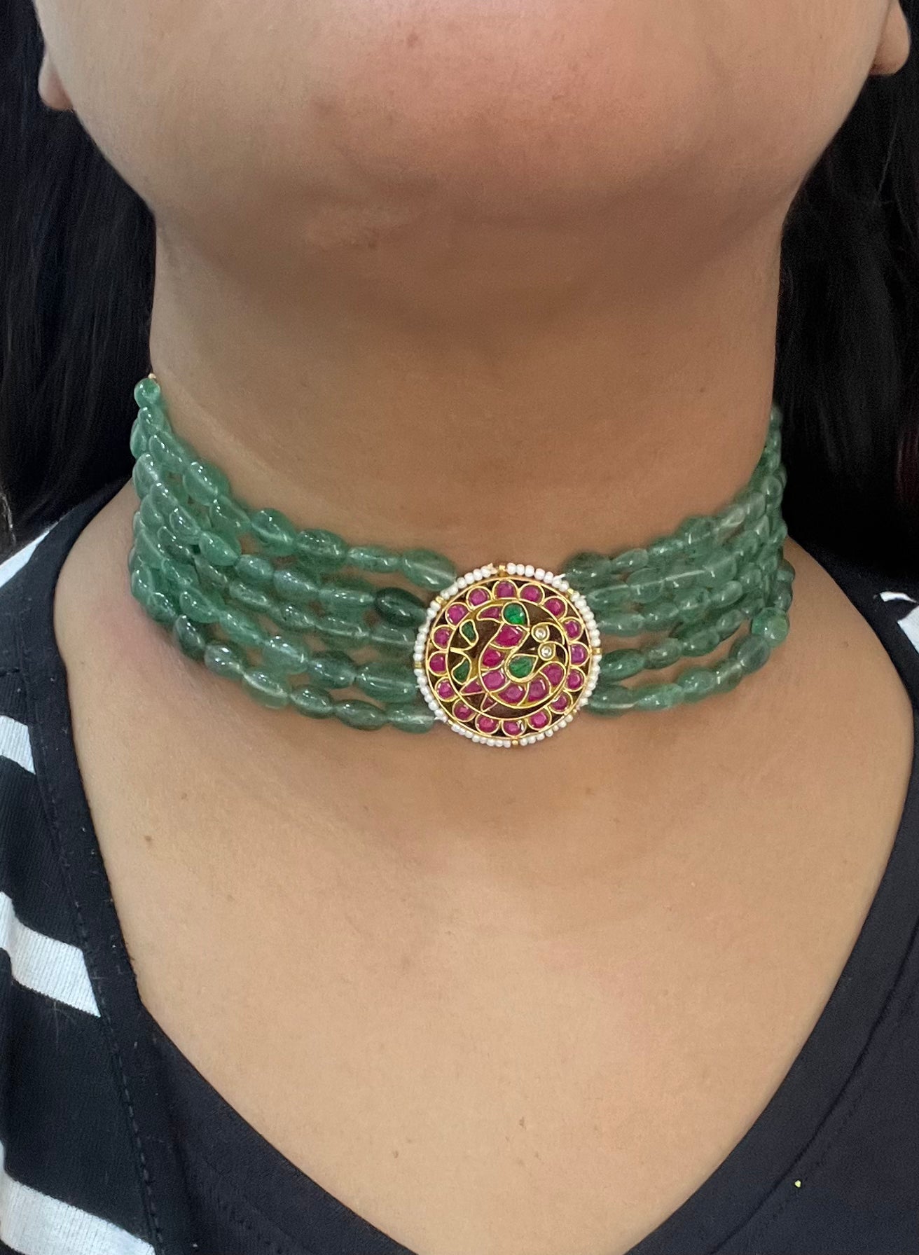 Kundan Choker (4-3290)(PREORDER)(R)