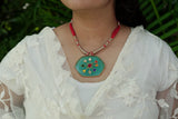 Kundan pendant (4-8266)(R)