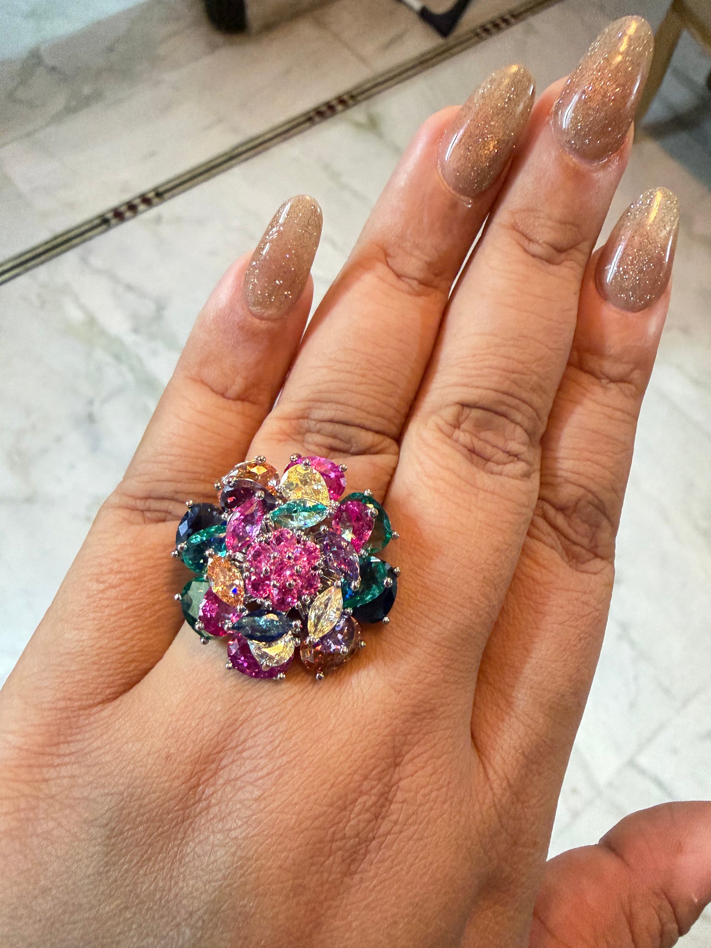 Multistone Ring (6-372)(R)