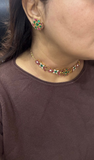 kundan choker set (4-7084)(R)