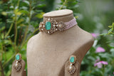 Polki Choker Set  (4-8316)(B)