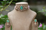 Polki Choker Set  (4-8316)(B)