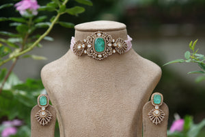 Polki Choker Set  (4-8316)(B)