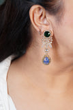 Polki Earrings (1-4534)(B)(CLEARANCE SALE PIECE)