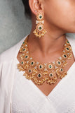 Antique necklace set (4-6340)(AK)( DISCOUNTED)