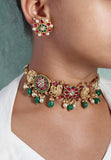 Kundan Necklace set (4-6331)(S)