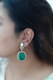 Moissanite polki earring(1-3014)(M)(offer piece)
