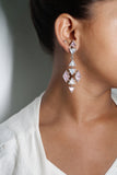Oxidised earring (1-3502)