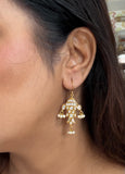Kundan Fish Earrings (1-5584)(R)