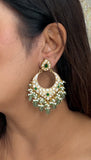 Kundan Chandbali Earrings (1-5592)(R)