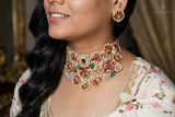 Kundan Necklace Set (4-9703) (A)