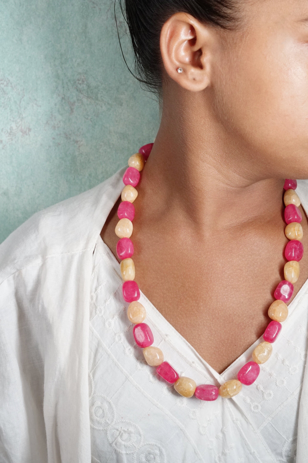 Beads necklace (4-6351)(F) - JEWELSTYLE