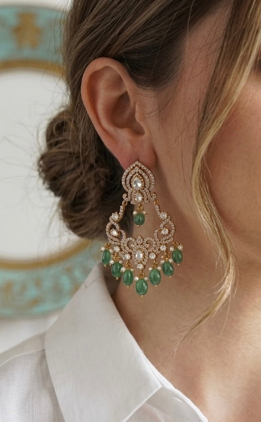 Polki earrings (1-5189)(B)