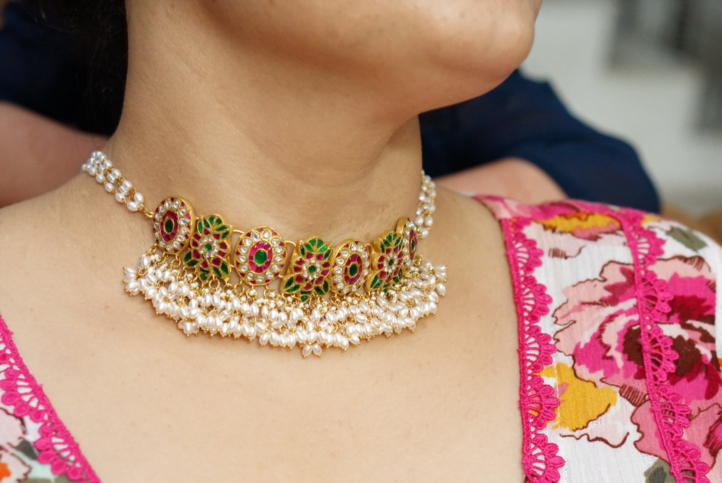 Kundan Choker (4-7671)(K)(PREORDER)